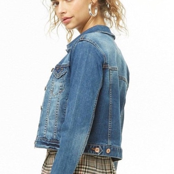 Forever 21 Denim Jacket. Size S - Picture 8 of 11